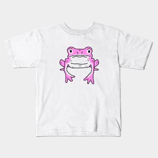 Pink frog Kids T-Shirt